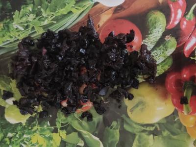 Salotas „Lizdas“ su džiovintais abrikosais Žingsnis 3