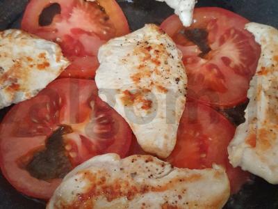 Kepinys „Vaivorykštė“ su vištiena ir daržovėmis Žingsnis 6