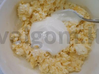 Oranžinės varškės pyragaitės Žingsnis 4