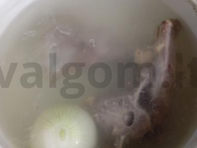 Pupelių sriuba Žingsnis 1