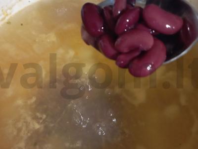 Pupelių sriuba Žingsnis 4