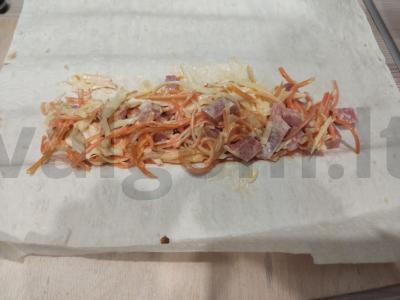 Greita sultinga šašlykinė lavaše Žingsnis 2