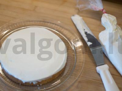 Biskvitinis grietinės tortas Žingsnis 7