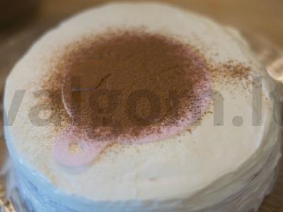 Biskvitinis grietinės tortas Žingsnis 9