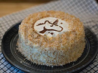 Biskvitinis grietinės tortas Žingsnis 11