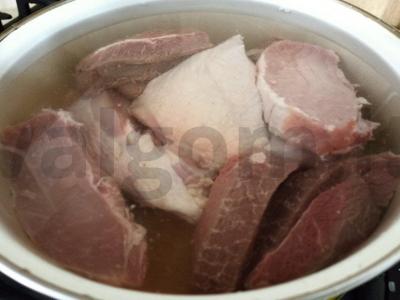 Legendinė rusiška solianka Žingsnis 1