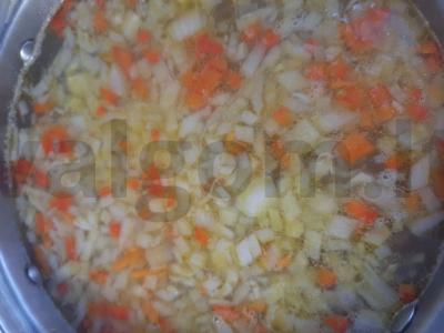 Šči su raugintomis kopūstais iš vaikystės Žingsnis 5