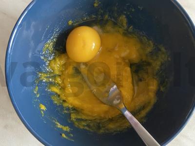 Moliūgų blynai su kokosų pienu Žingsnis 1