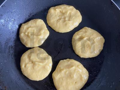 Moliūgų blynai su kokosų pienu Žingsnis 4