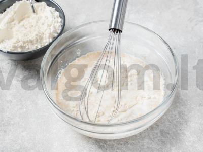 Kepiniai su mielėmis Žingsnis 2