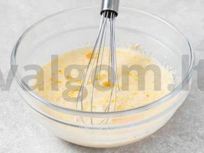 Kepiniai su mielėmis Žingsnis 4