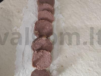 Tortilija su dešrelėmis ir jalapeño Žingsnis 2