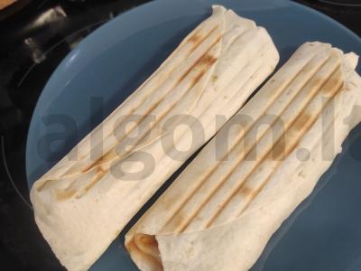 Tortilija su dešrelėmis ir jalapeño Žingsnis 6