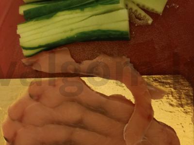 Tortilijos su agurku Žingsnis 1