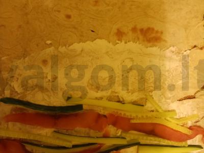 Tortilijos su agurku Žingsnis 2