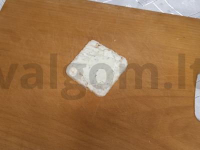 Ryžių trapučiai su avokadu Žingsnis 1