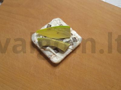 Ryžių trapučiai su avokadu Žingsnis 3