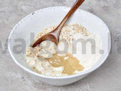 Vegetariški avižiniai sausainiai Žingsnis 1