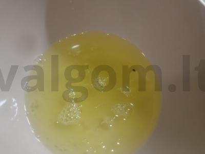 Meringos ritinys Žingsnis 1