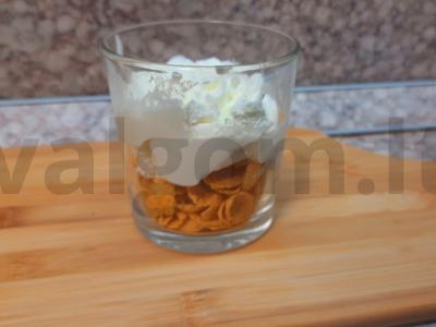 Ledai su kukurūzų dribsniais ir medumi Žingsnis 2