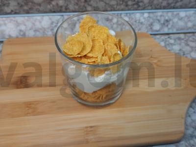 Ledai su kukurūzų dribsniais ir medumi Žingsnis 3