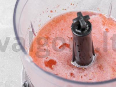 Kokteilis „Margarita“ su braškėmis Žingsnis 2