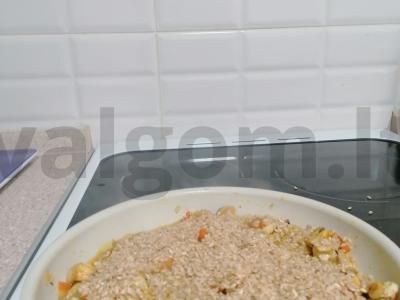 Rudųjų ryžių plovas su vištiena Žingsnis 5