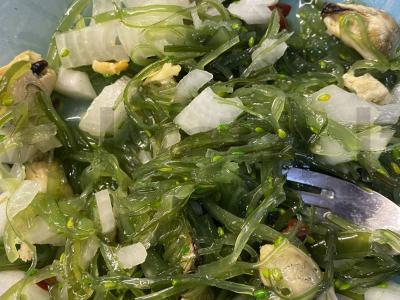 Salotos su midijomis ir jūros dumbliais Žingsnis 3