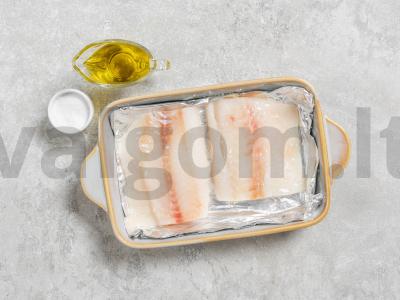 Menkių filė su bulguru Žingsnis 1