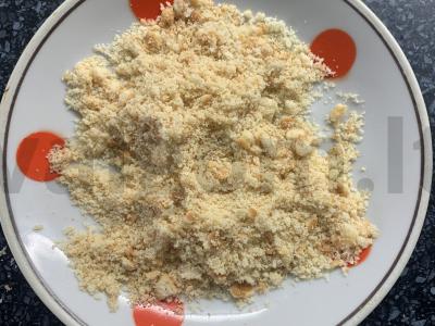 Varškės desertas su bananais ir vynuogėmis Žingsnis 2