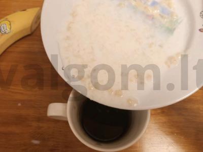 Kava su bananais „Įkrauk dieną“ Žingsnis 5