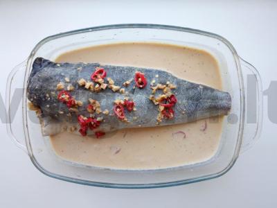 Švelni žuvis kokosų piene Žingsnis 1