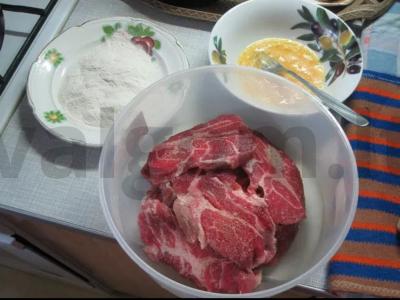 Kiaulienos kotletai Žingsnis 2