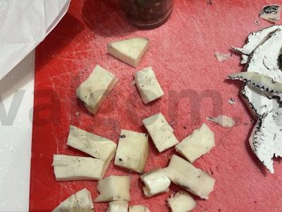 Makaronai su rukola ir kamamberu Žingsnis 3