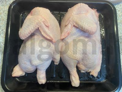 Vištiena su bulvėmis, kepta orkaitėje Žingsnis 1