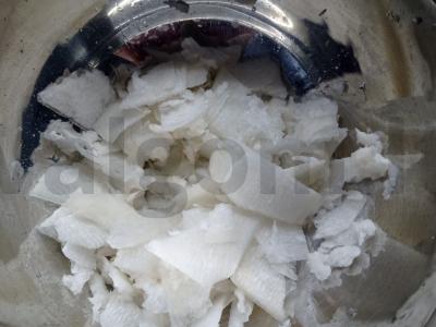 Daikon ridikas su garstyčių aliejumi Žingsnis 2