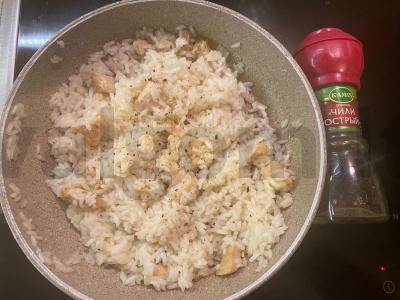 Daržovių asorti su ryžiais ir vištiena Žingsnis 6