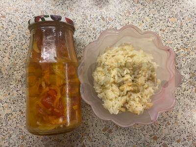 Daržovių asorti su ryžiais ir vištiena Žingsnis 7