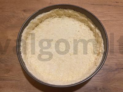 Traškus pyragas su varškės-abrikosų įdaru ir aguonomis Žingsnis 4