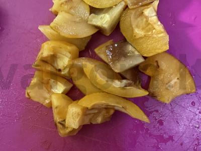 Originalus varškės desertas su vaisiais Žingsnis 4