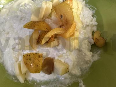 Originalus varškės desertas su vaisiais Žingsnis 5