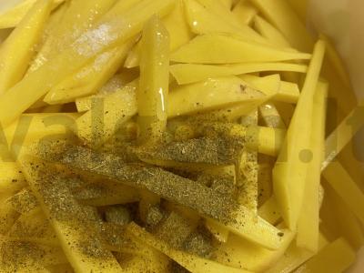 Bulvės orkaitėje su ryžių aliejumi Žingsnis 2