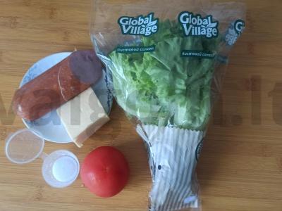 Salotas „Žalioji kalva“ Žingsnis 1