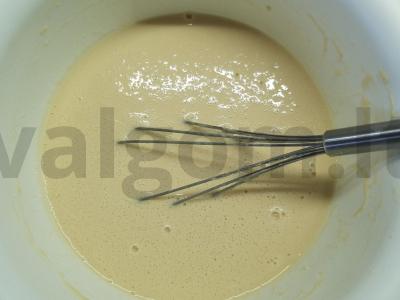 Veganiški liesi blynai su avižų pienu Žingsnis 2