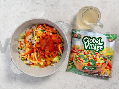 Laghman su kiauliena ir daržovėmis Žingsnis 2