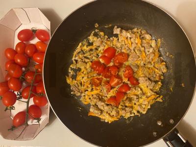 Sūrio sumuštiniai su triušiena ir daržovių įdaru Žingsnis 6