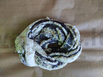 Varškės pynė su aguonomis Žingsnis 8