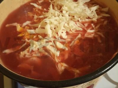 Sultingas šaltibarščiai su vištiena Žingsnis 7