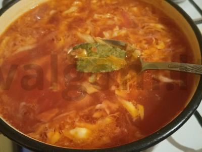 Sultingas šaltibarščiai su vištiena Žingsnis 8