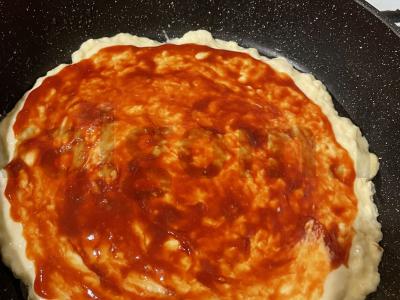 Mini pica su vištiena ir grybais Žingsnis 4